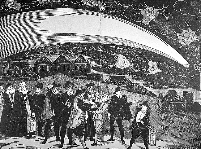Great_Comet_of_1577 by Georgium Jacobum von Datschitz public domain